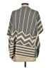 La Fee Verte Chevron-herringbone Gray Poncho Size S - photo 2