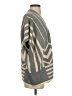 La Fee Verte Chevron-herringbone Gray Poncho Size S - photo 4