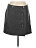 Ann Taylor LOFT Solid Gray Wool Skirt Size 6 - photo 1