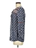 Caslon 100% Viscose Blue 3/4 Sleeve Blouse Size M - photo 5