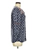 Caslon 100% Viscose Blue 3/4 Sleeve Blouse Size M - photo 4