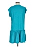 Assorted Brands Solid Teal Casual Dress Size XS - photo 2