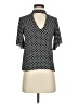 Zara Polka Dots Black Short Sleeve Blouse Size XS - photo 1