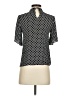 Zara Polka Dots Black Short Sleeve Blouse Size XS - photo 2