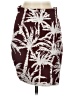 Express Print Burgundy Casual Skirt Size S - photo 1