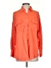 White Birch 100% Rayon Orange Long Sleeve Button-Down Shirt Size S - photo 1