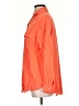White Birch 100% Rayon Orange Long Sleeve Button-Down Shirt Size S - photo 5