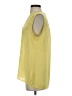 Chaus 100% Polyester Yellow Sleeveless Blouse Size S - photo 5