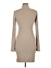 OGL Solid Tan Casual Dress Size M - photo 2