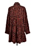 Mud Pie 100% Cotton Animal Print Orange Casual Dress Size L - photo 2