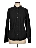 Ann Taylor Black Long Sleeve Button-Down Shirt Size 12 - photo 1