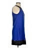Express 100% Rayon Color Block Blue Cocktail Dress Size S - photo 4