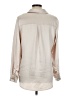 Princess Polly 100% Polyester Metallic Ivory Long Sleeve Blouse Size 6 - photo 2