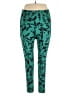 Yitty Print Teal Active Pants Size 1X - photo 1
