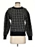 Lush Houndstooth Black Pullover Sweater Size S - photo 1