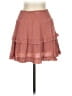 Be Cool Solid Pink Casual Skirt Size S - photo 1
