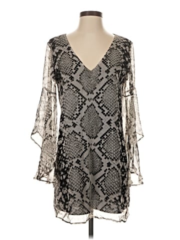 Lavender Brown 3/4 Sleeve Top (view 1)