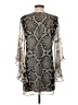 Lavender Brown Silver 3/4 Sleeve Top Size S - photo 2