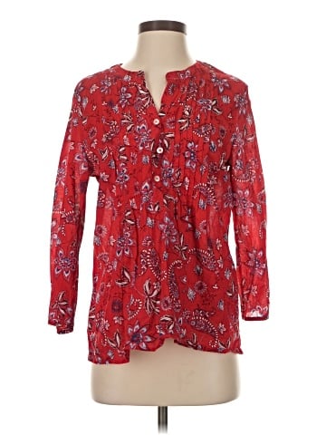 Un Jour Ailleurs 3/4 Sleeve Blouse (view 1)