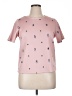 Assorted Brands Pink Short Sleeve Top Size XL - photo 1