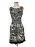 En Focus Studio Graphic Black Ivory Casual Dress Size 6 - photo 1