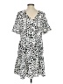 Unbranded 100% Polyester Animal Print Silver Casual Dress Size S - photo 2