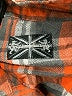 English Laundry 100% Cotton Plaid Orange Long Sleeve Button-Down Shirt Size 6 - photo 3