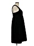 Lands' End Canvas 100% Polyester Solid Black Casual Dress Size 8 - photo 4