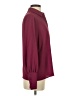 Halogen 100% Polyester Burgundy Long Sleeve Blouse Size XS - photo 4