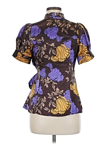 BCBGMAXAZRIA Short Sleeve Blouse (view 2)