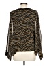 Joan Vass 100% Polyester Animal Print Brown Pullover Sweater Size L - photo 2