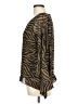 Joan Vass 100% Polyester Animal Print Brown Pullover Sweater Size L - photo 5