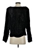 Anu by Natural 100% Rayon Black Long Sleeve Blouse Size S - photo 2
