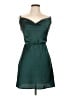 Shein 100% Polyester Solid Green Cocktail Dress Size L - photo 1