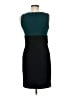 Studio One Color Block Teal Cocktail Dress Size 6 (petite) - photo 2