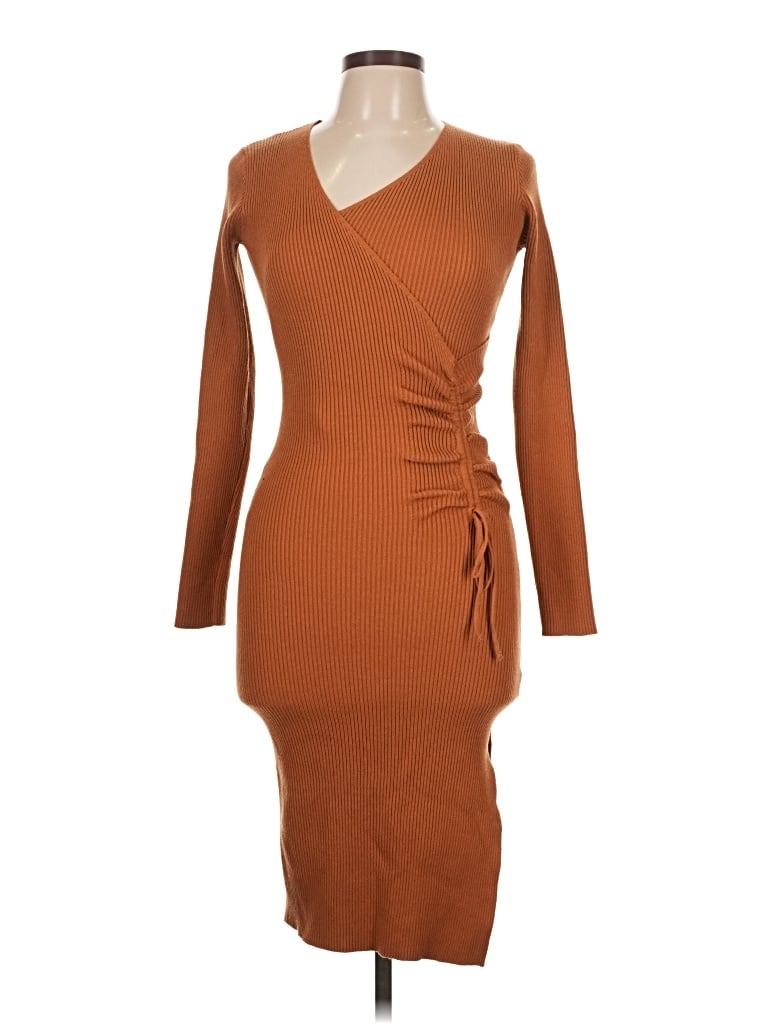 Pre-owned Flying Tomato Cocktail Dress In Brown
