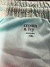 Crown & Ivy Paisley Teal Shorts Size XXL - photo 3