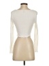 Shein Ivory Long Sleeve Top Size 4 - photo 2