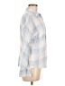 Vince. Plaid Blue Long Sleeve Button-Down Shirt Size M - photo 4
