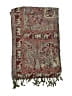 Unbranded Paisley Burgundy Red Scarf One size - photo 2