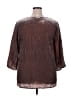 J.Jill Brown 3/4 Sleeve Blouse Size 2X - photo 2