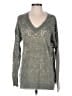 Zara Metallic Silver Pullover Sweater Size M - photo 1