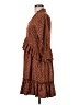 Unbranded 100% Polyester Polka Dots Brown Casual Dress Size M - photo 5