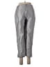 Badgley Mischka Chevron-herringbone Silver Casual Pants Size 6 - photo 2