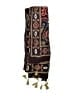Unbranded 100% Rayon Paisley Black Burgundy Scarf One size - photo 2