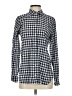 J.Crew Checkered-gingham Blue Long Sleeve Button-Down Shirt Size 4 - photo 1