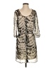 Express Animal Print Silver Cocktail Dress Size S - photo 1