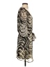Express Animal Print Silver Cocktail Dress Size S - photo 4