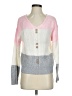 Unbranded 100% Polyester Color Block Pink Cardigan Size S - photo 1