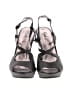 Fioni Black Silver Sandals Size 9 - photo 2